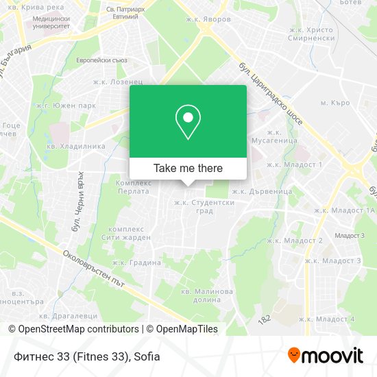 Карта Фитнес 33 (Fitnes 33)