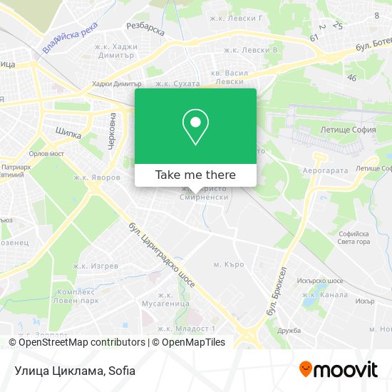 Улица Циклама map