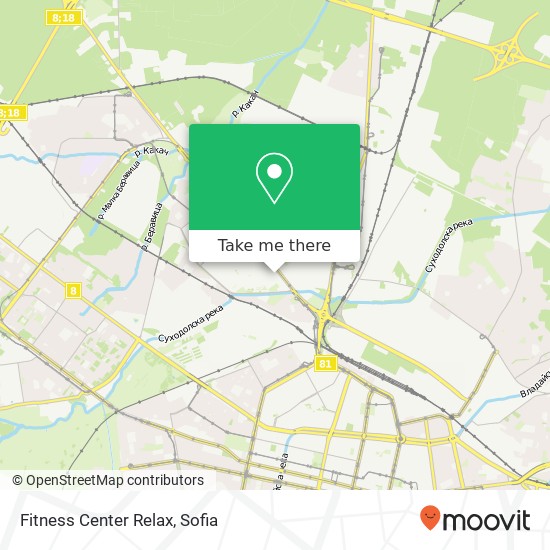 Fitness Center Relax map