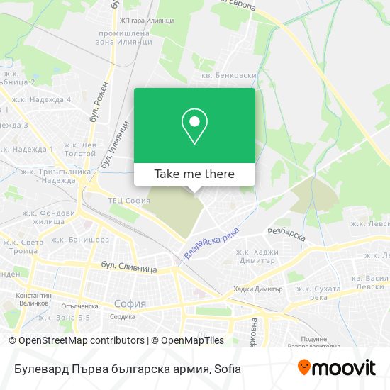 Булевард Първа българска армия map