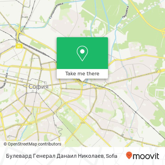 Булевард Генерал Данаил Николаев map