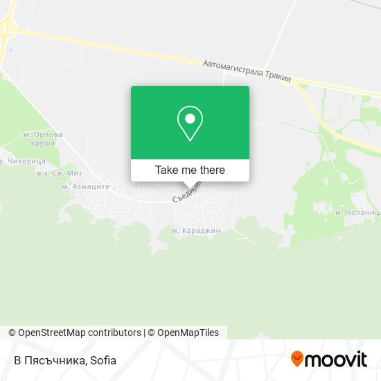В Пясъчника map