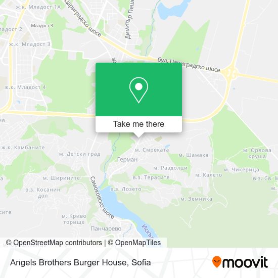 Angels Brothers Burger House map