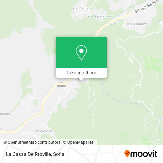 Карта La Cassa De Rtoville