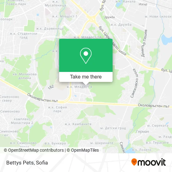 Карта Bettys Pets