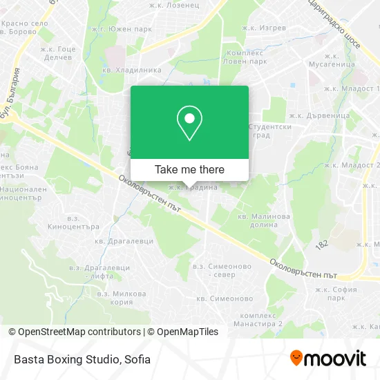 Карта Basta Boxing Studio