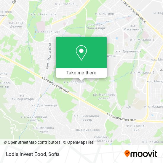 Lodis Invest Eood map