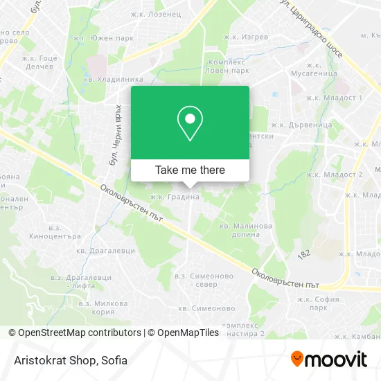 Карта Aristokrat Shop