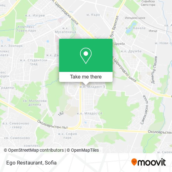 Ego Restaurant map