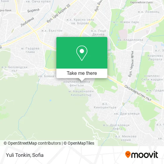 Карта Yuli Tonkin