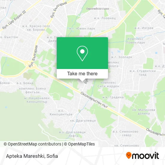 Карта Apteka Mareshki