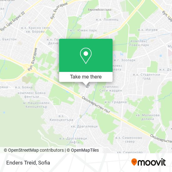 Enders Treid map