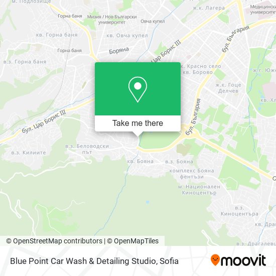Карта Blue Point Car Wash & Detailing Studio