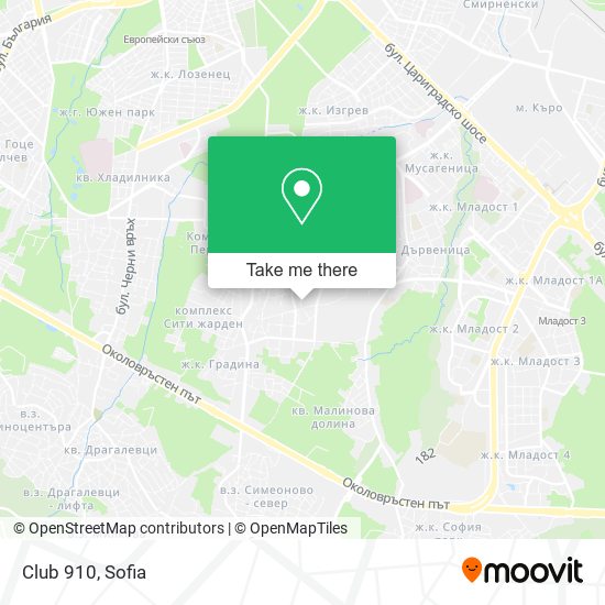 Club 910 map