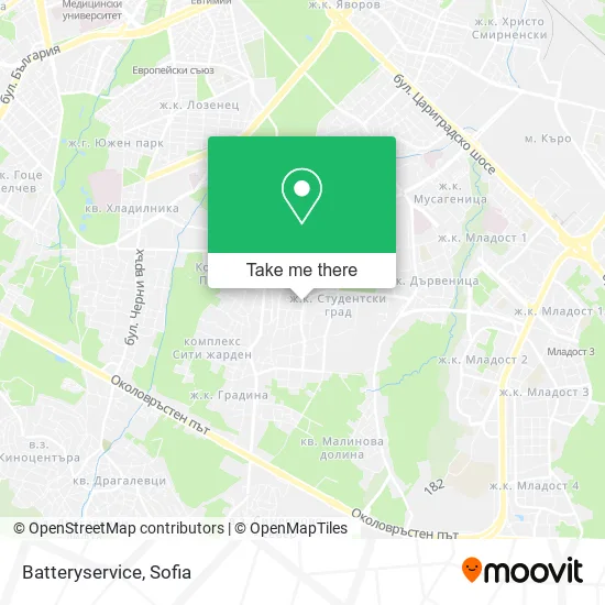 Карта Batteryservice