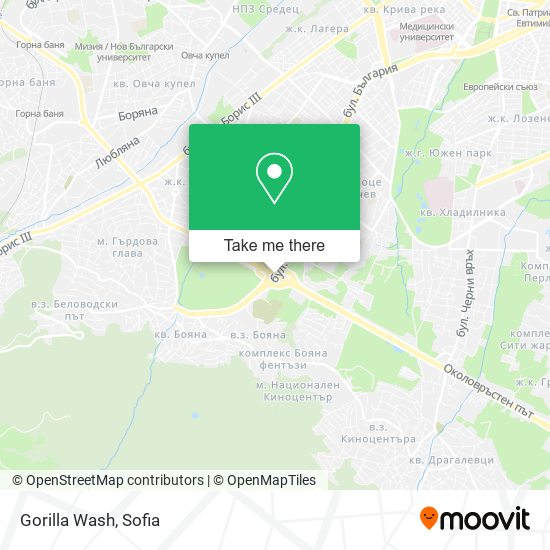 Gorilla Wash map