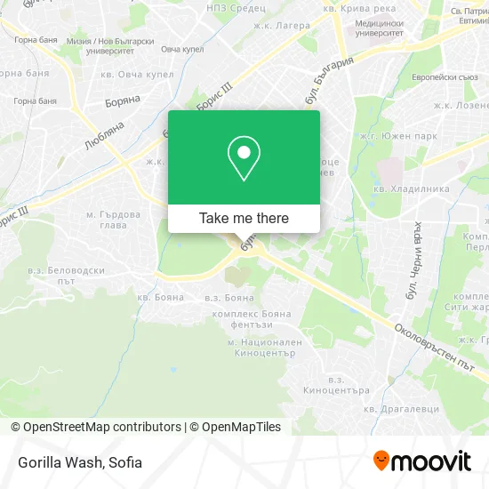 Карта Gorilla Wash