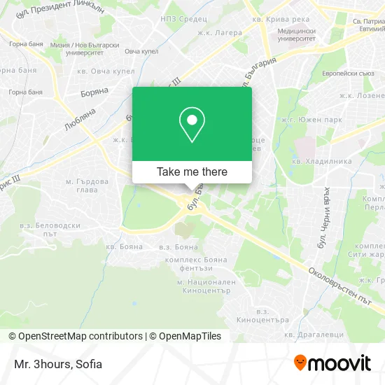 Карта Mr. 3hours