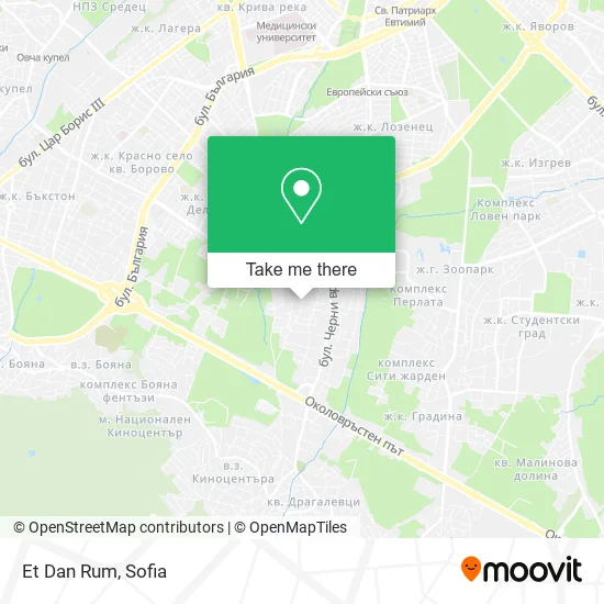 Карта Et Dan Rum