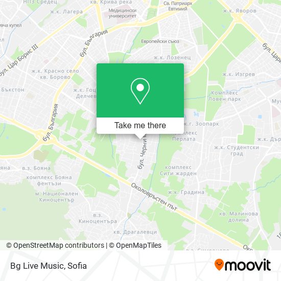 Карта Bg Live Music