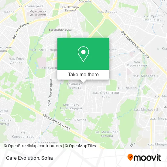 Карта Cafe Evolution
