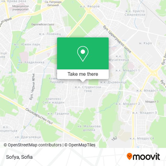 Sofya map