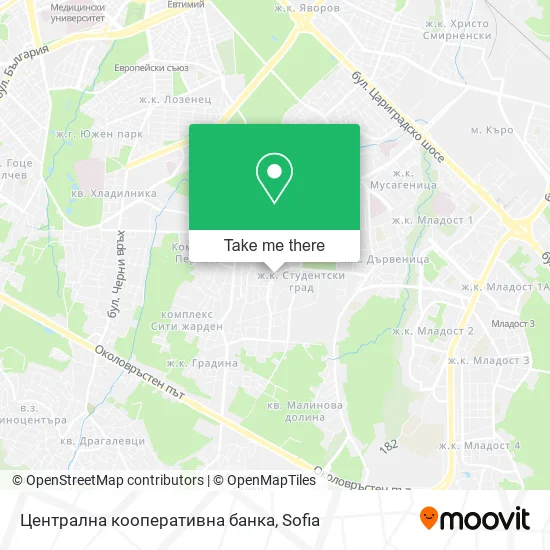 Карта Централна кооперативна банка