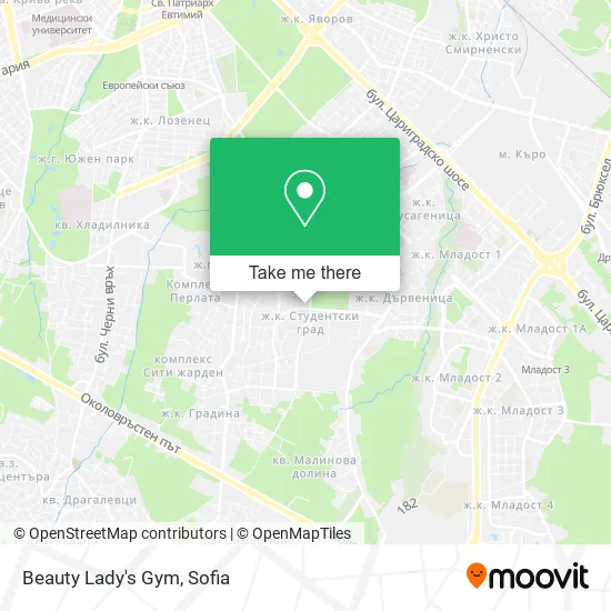 Карта Beauty Lady's Gym