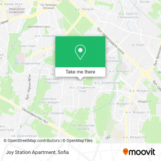 Карта Joy Station Apartment