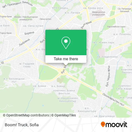 Карта Boom! Truck