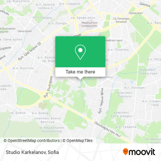 Карта Studio Karkelanov