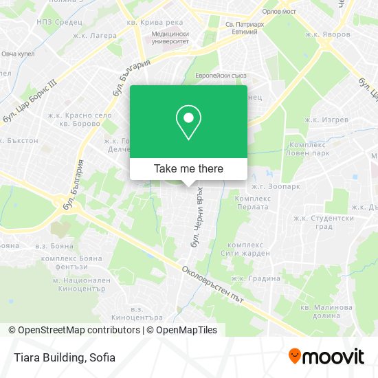 Tiara Building map