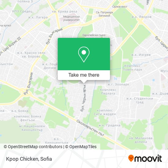 Kpop Chicken map