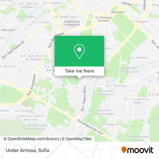 Under Armour map
