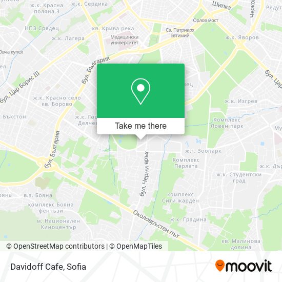 Davidoff Cafe map