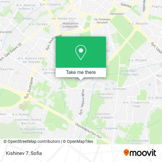Карта Kishinev 7