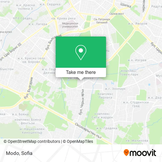 Карта Modo