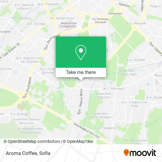 Карта Aroma Coffee
