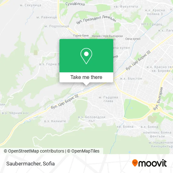 Карта Saubermacher