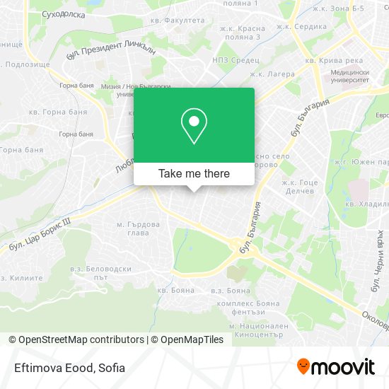 Карта Eftimova Eood