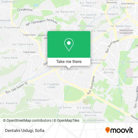 Карта Dentalni Uslugi