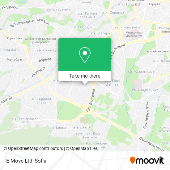 Карта E Move Ltd