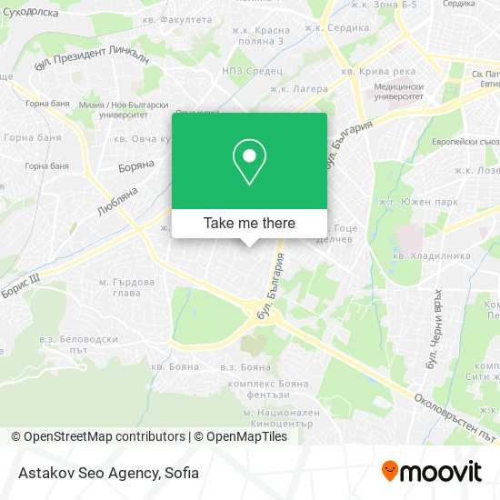 Astakov Seo Agency map