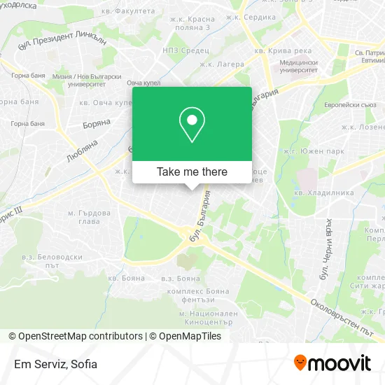 Карта Em Serviz