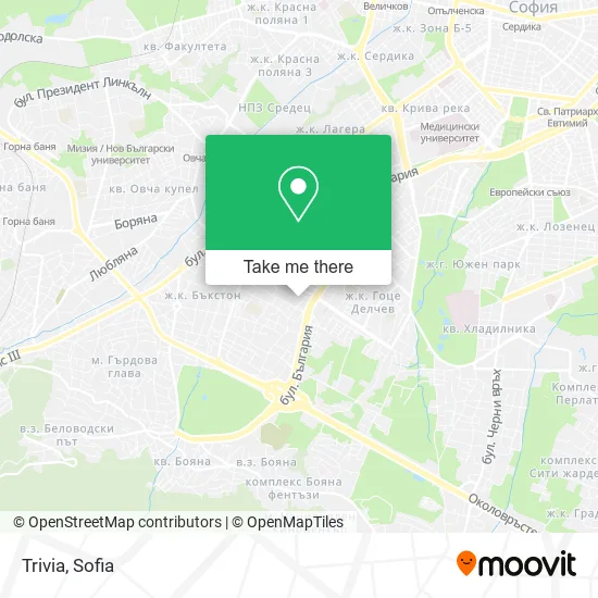 Карта Trivia