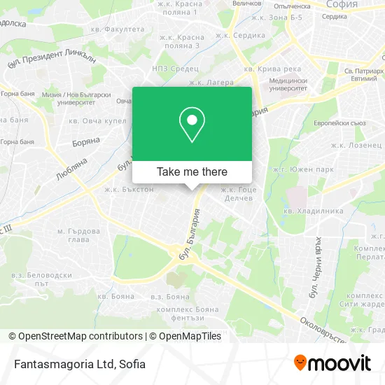Карта Fantasmagoria Ltd