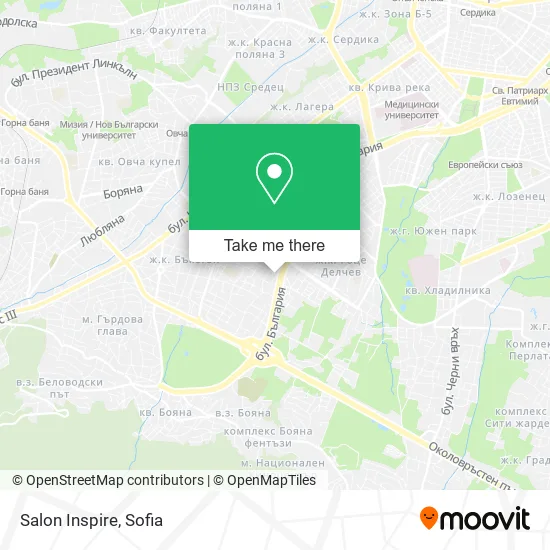 Карта Salon Inspire