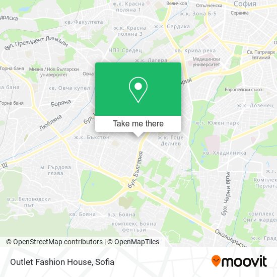 Outlet Fashion House map