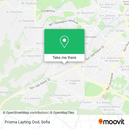 Карта Prizma Layting Ood