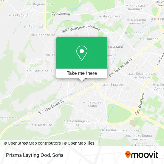 Prizma Layting Ood map